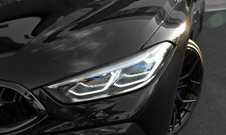 BMW M8 Competition headlights